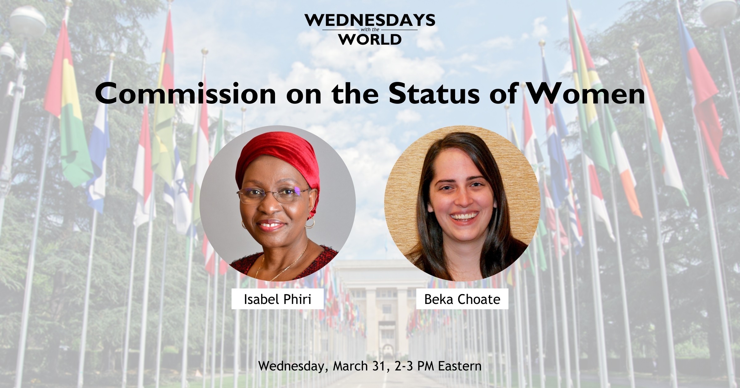 UN Commission on the Status of Women Global Ministries